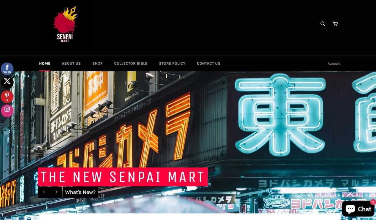Senpai Mart curated anime and gaming marketplace