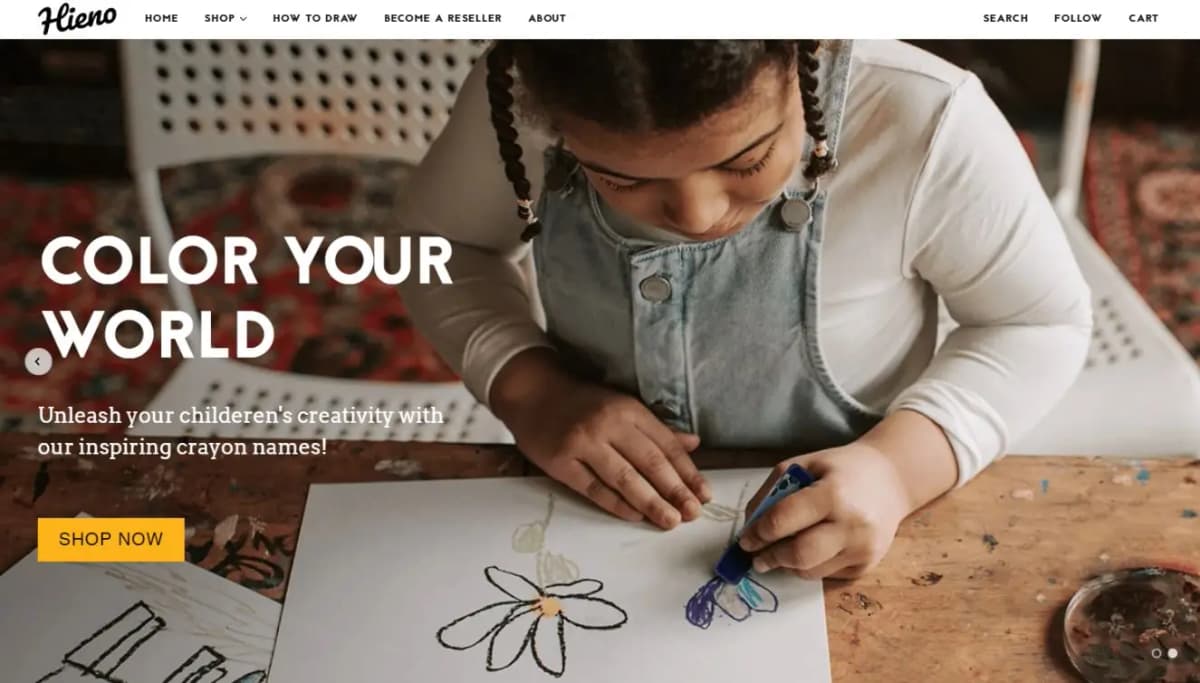 Hieno sustainable art and education supplies