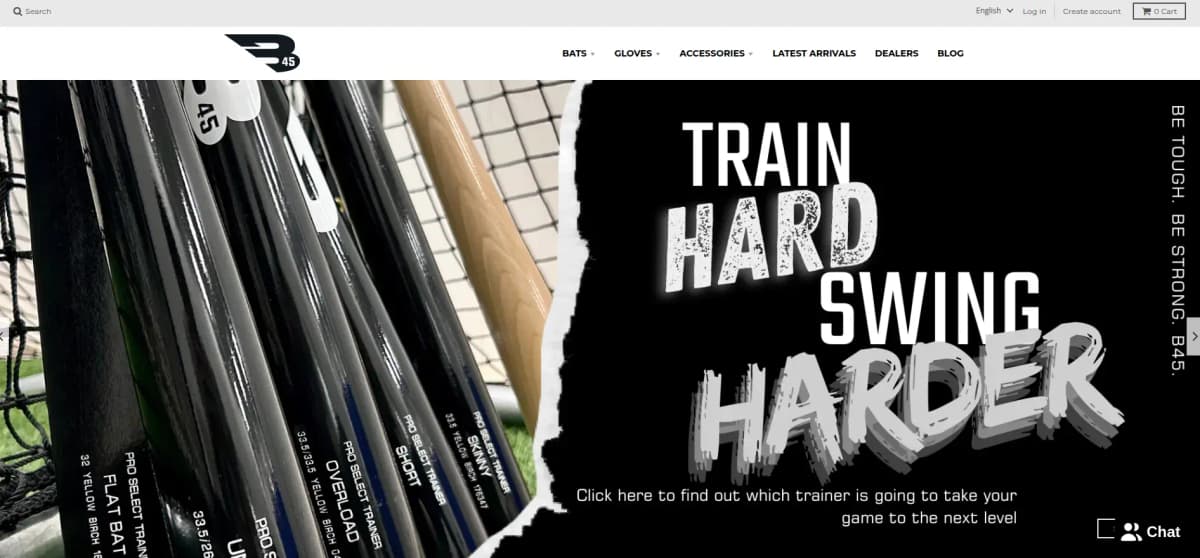 B45 Baseball - Premium maple bats that meet professional standards