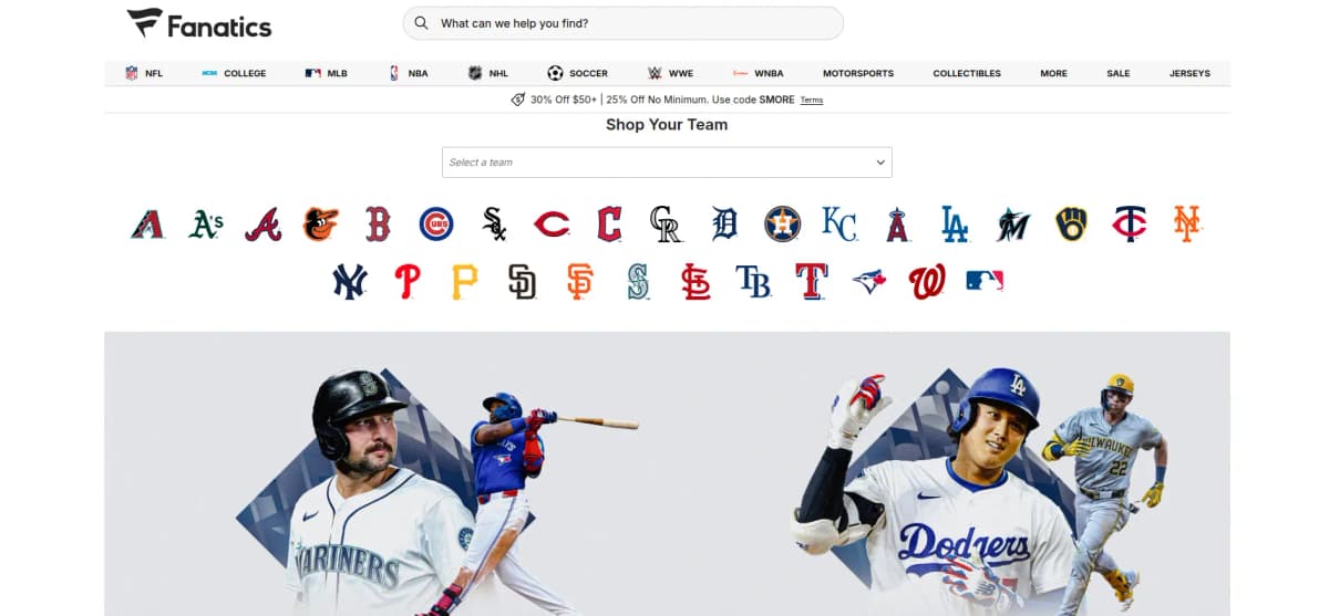 Fanatics - Officially licensed MLB jerseys, caps, and memorabilia