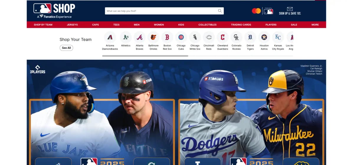MLB Shop - Official online store for Major League Baseball merchandise