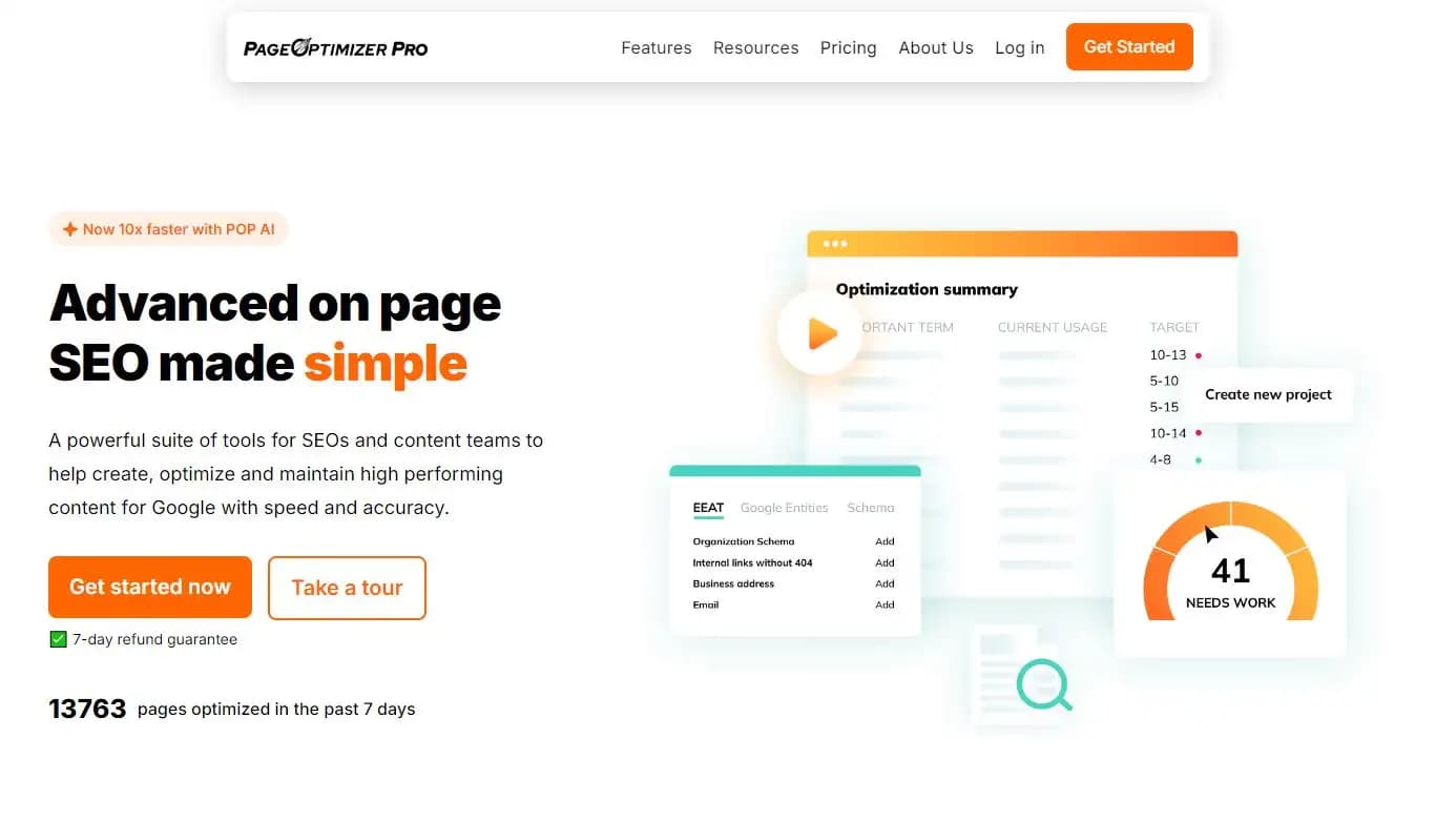 Page Optimizer Pro SEO tool
