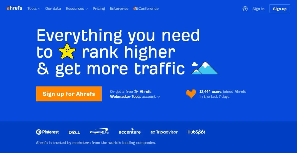 Ahrefs keyword research tool