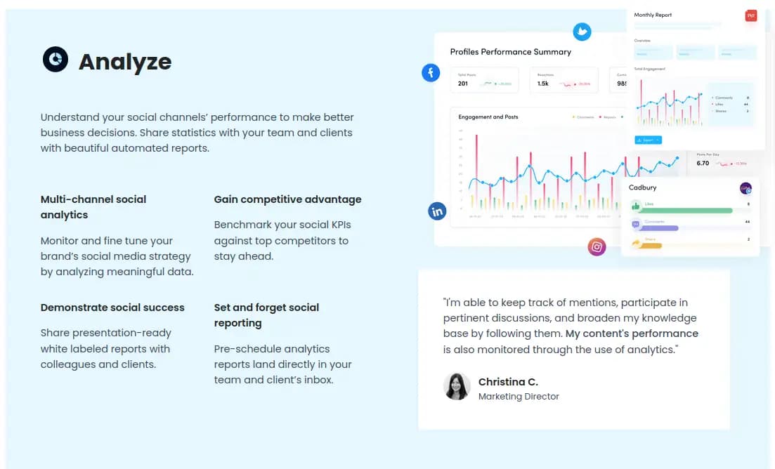 ContentStudio Analytics