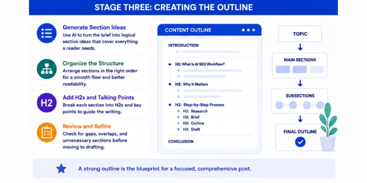 Creating the outline