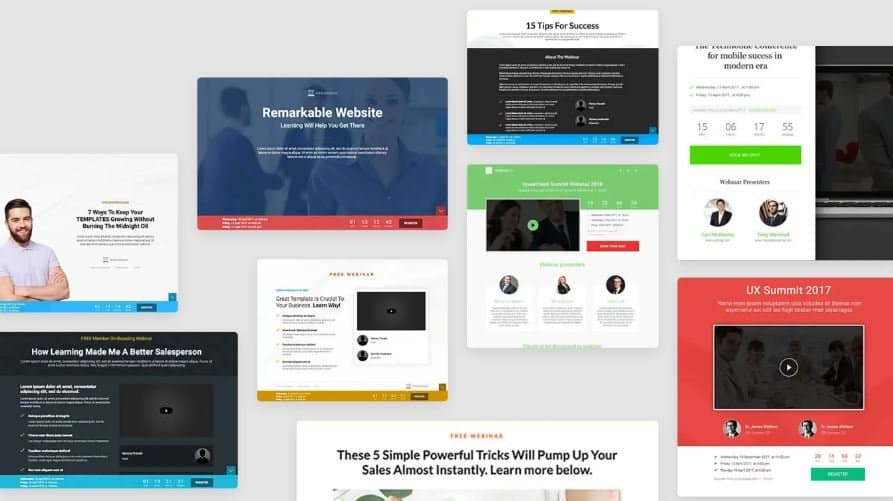 EverWebinar Landing Page Templates