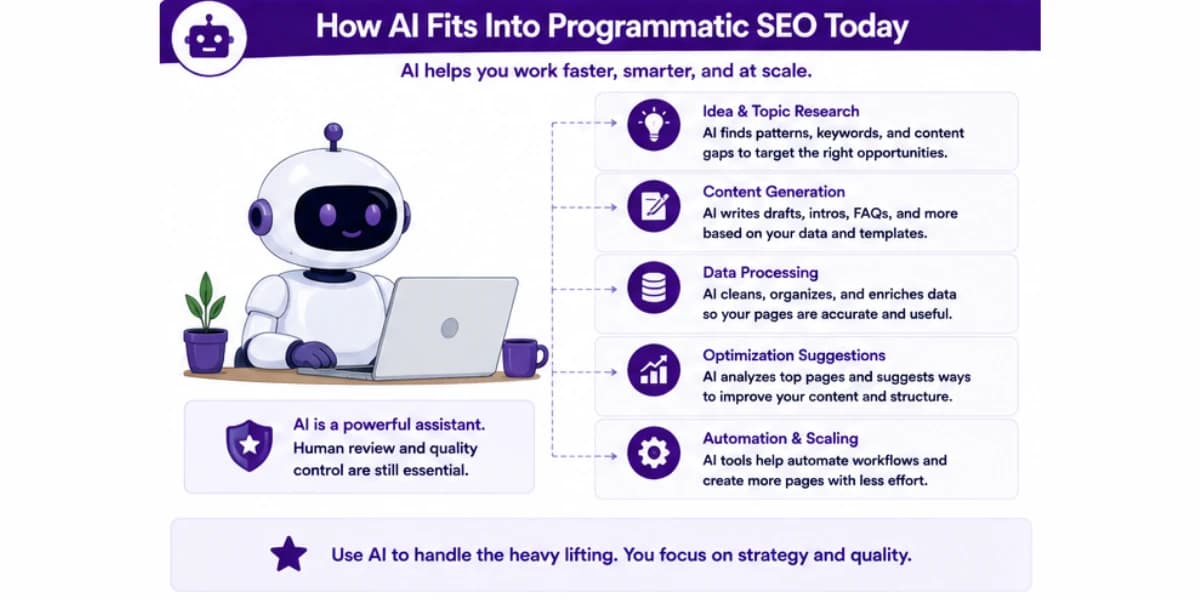 How AI fits with programmatic SEO