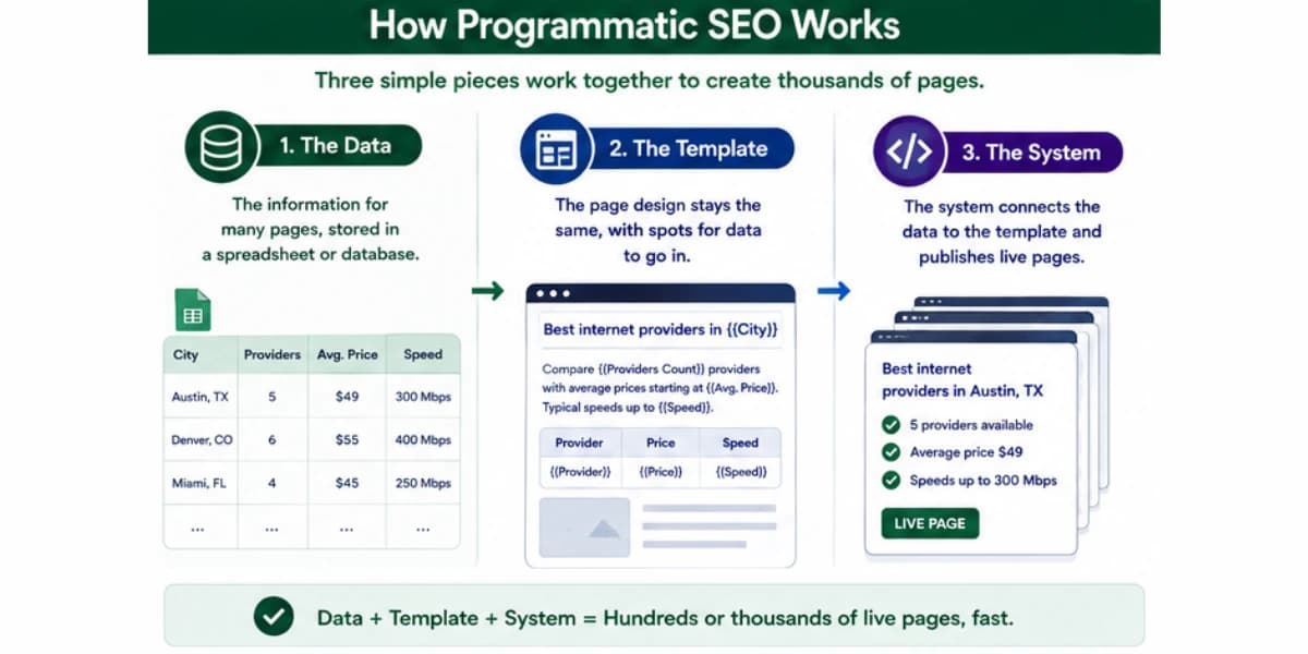 How programmatic SEO works