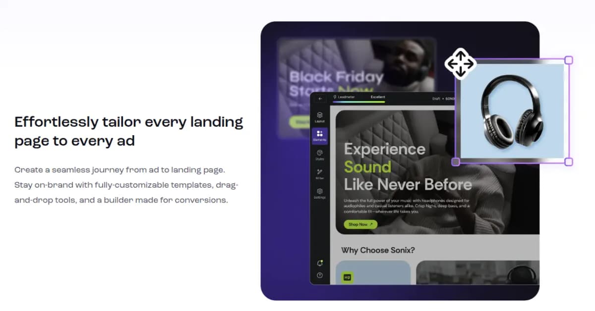 leadpages review features drag drop builder