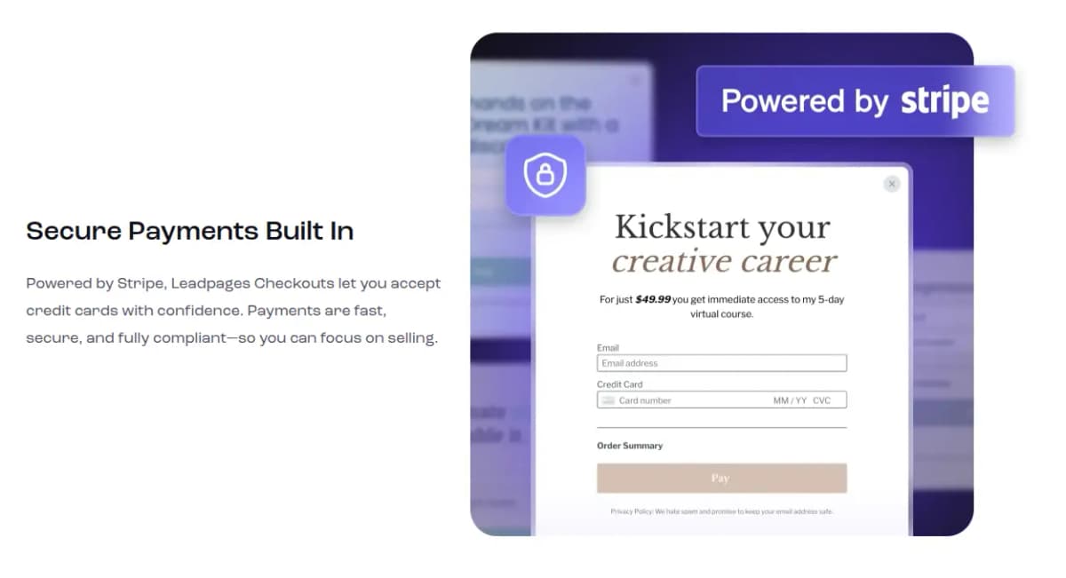 leadpages review features security