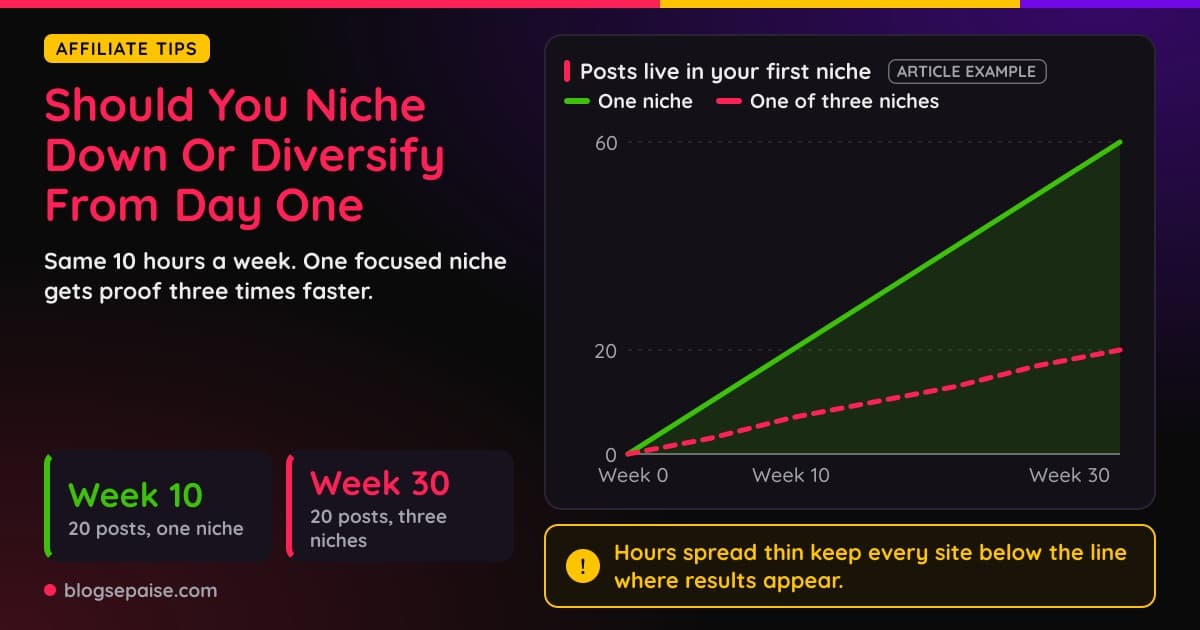 Should you niche down or diversify from day one