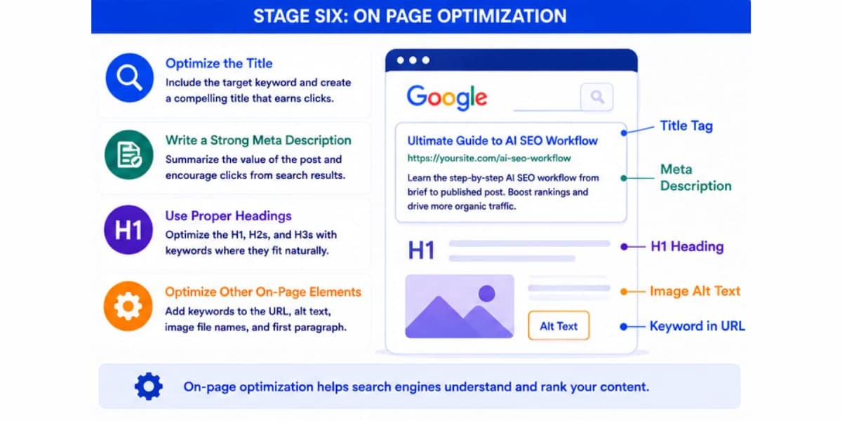 On page optimization