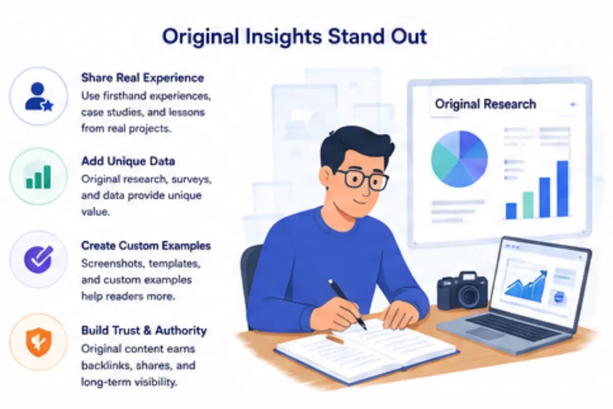 Original content stands out in AI search