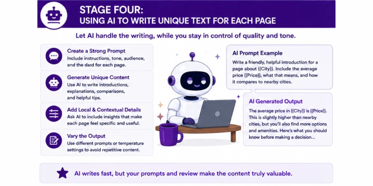 Programmatic SEO with AI workflow stage four
