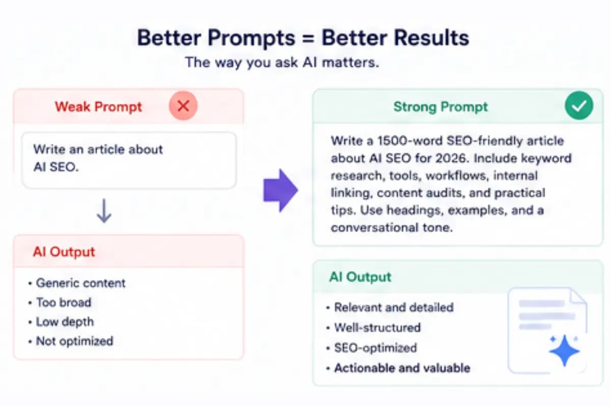 Prompt engineering for SEO success