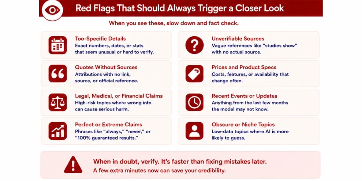 Red flags that should trigger a closer look at AI content
