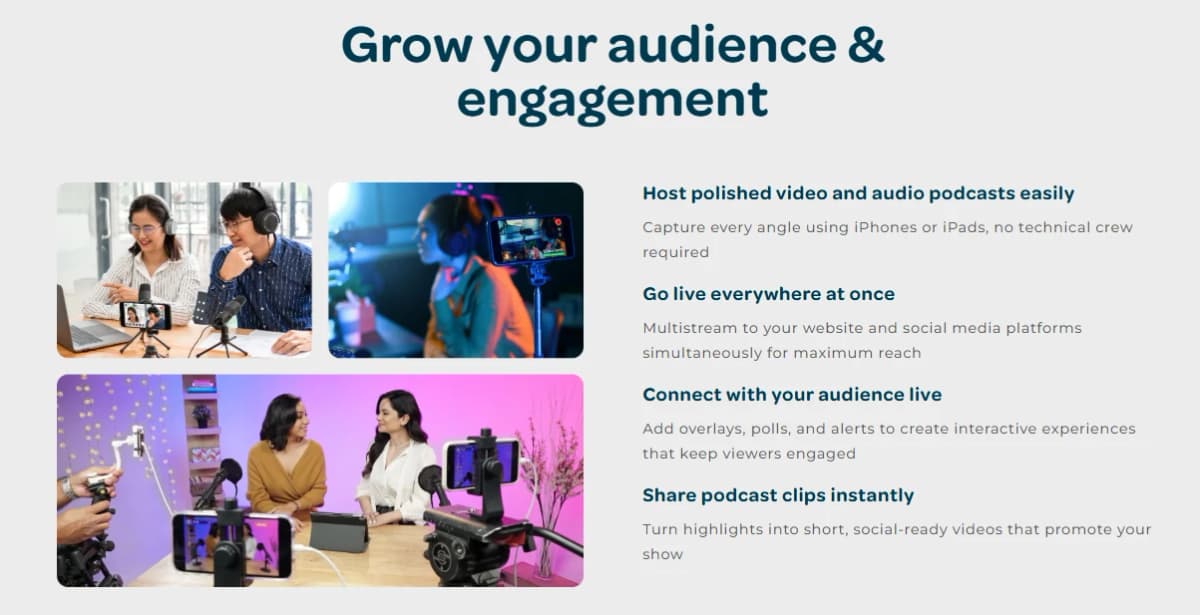 Switcher Studio for Podcasting
