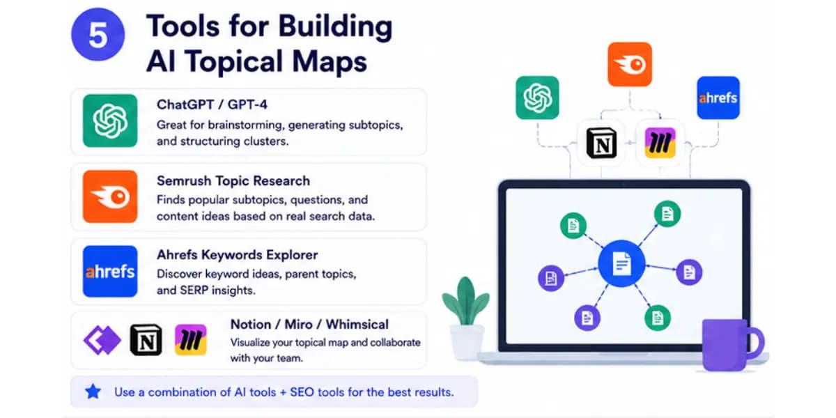 Tools for building AI topical maps