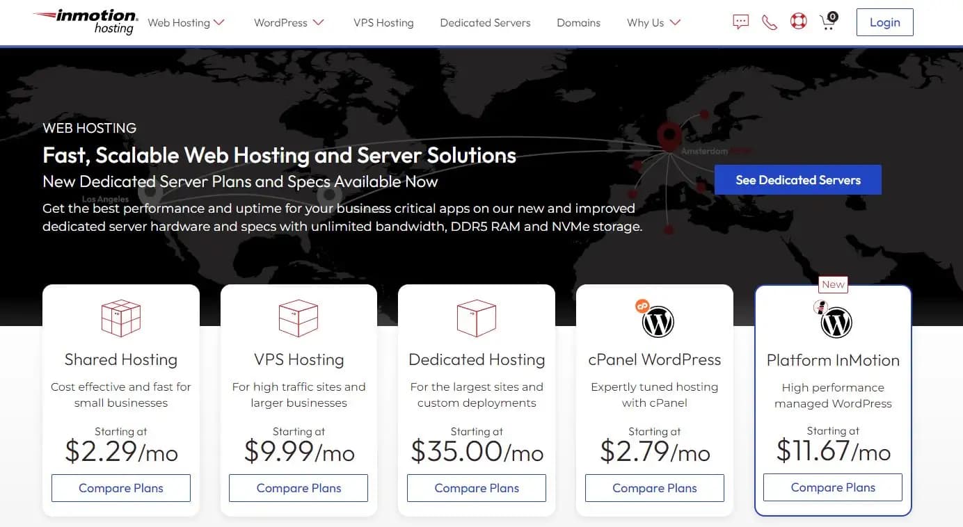 InMotion Hosting cloud hosting