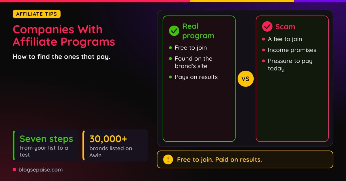 What Companies Allow Affiliate Marketing And How To Find Them