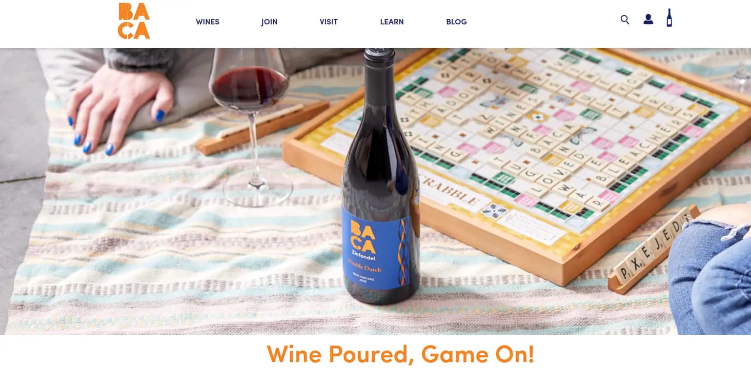 Baca Wines premium Zinfandels