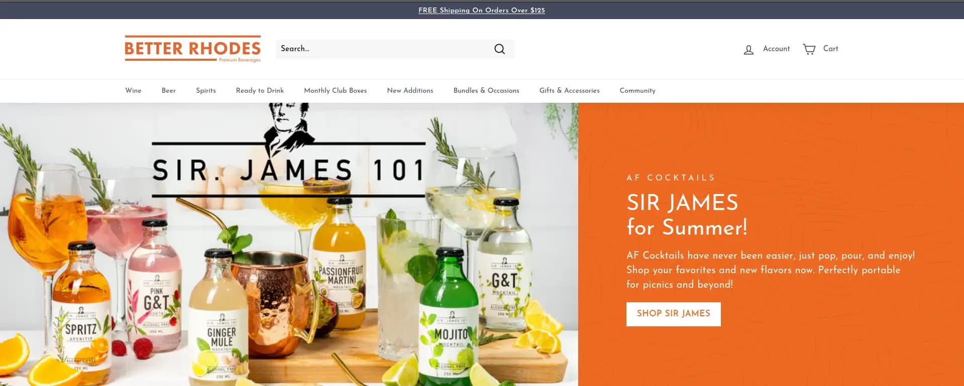 Better Rhodes non-alcoholic beverage marketplace