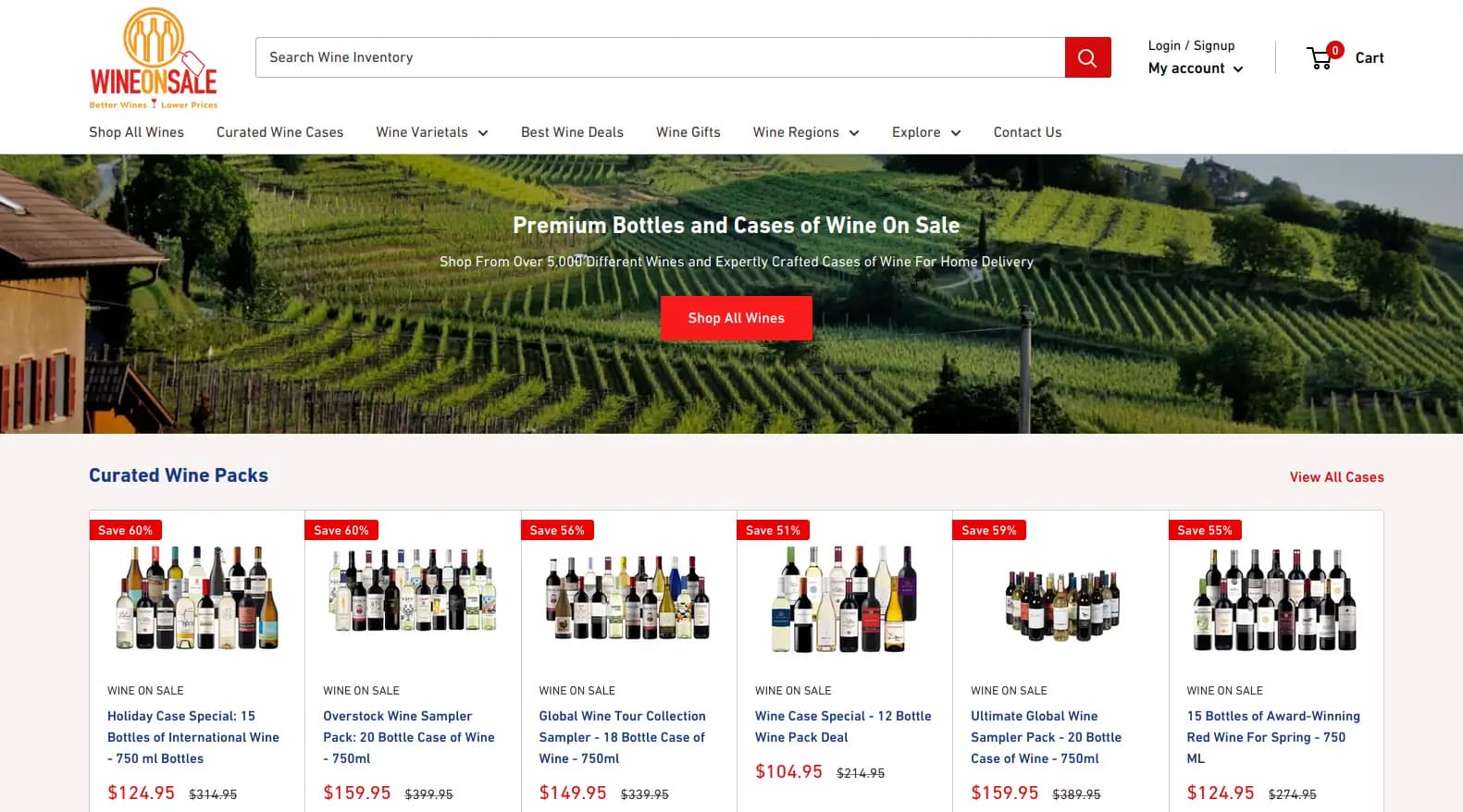 Wine On Sale curated discounts and offers