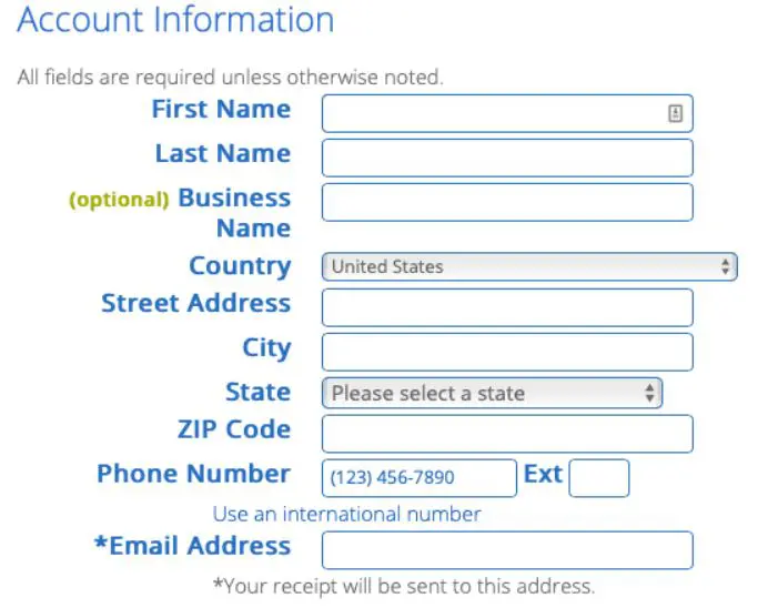 bluehost-2020-account