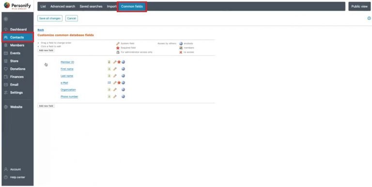 how-to-create-membership-website-wild-apricot-common-fields