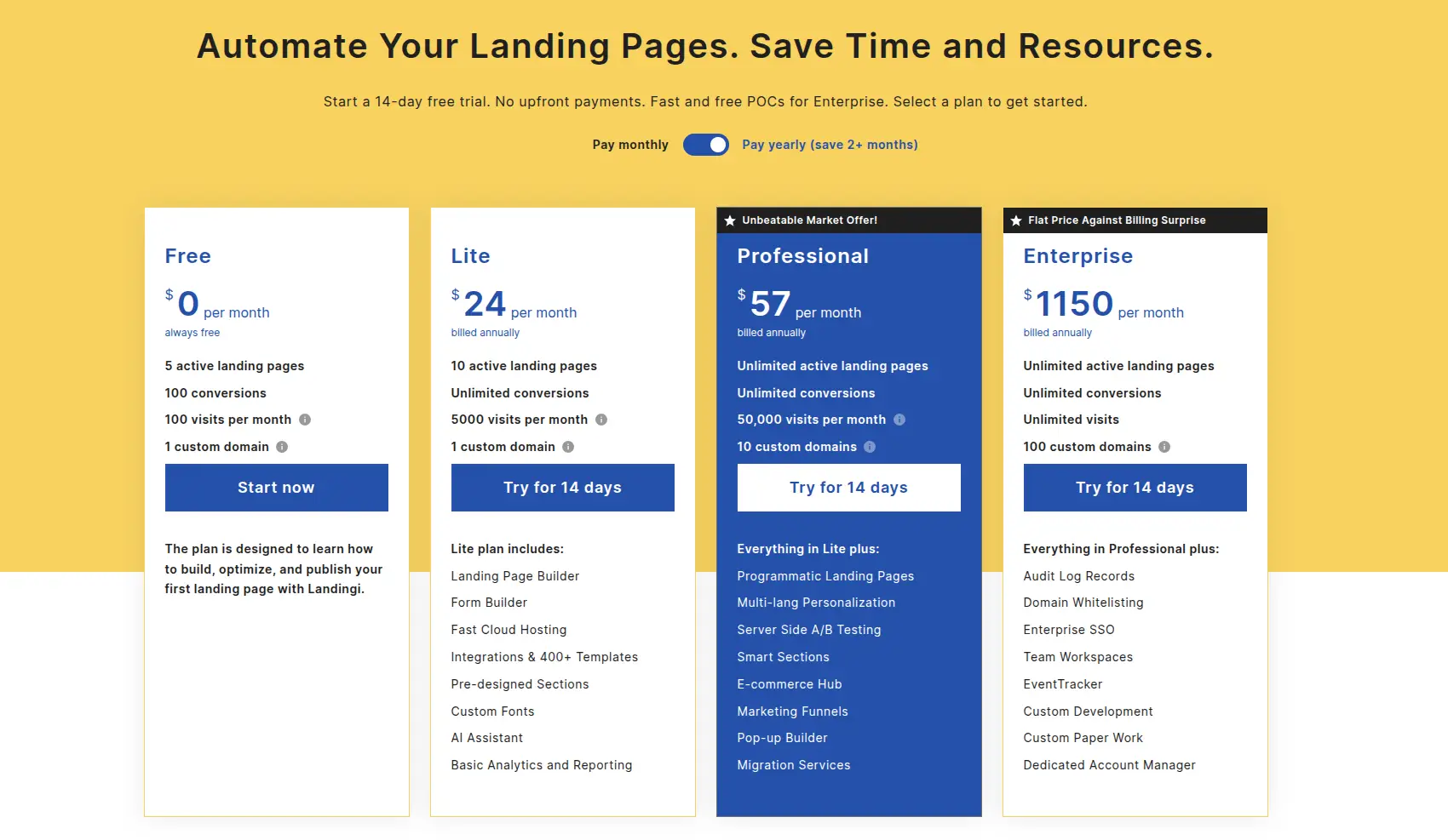 landingi-review-pricing-plan