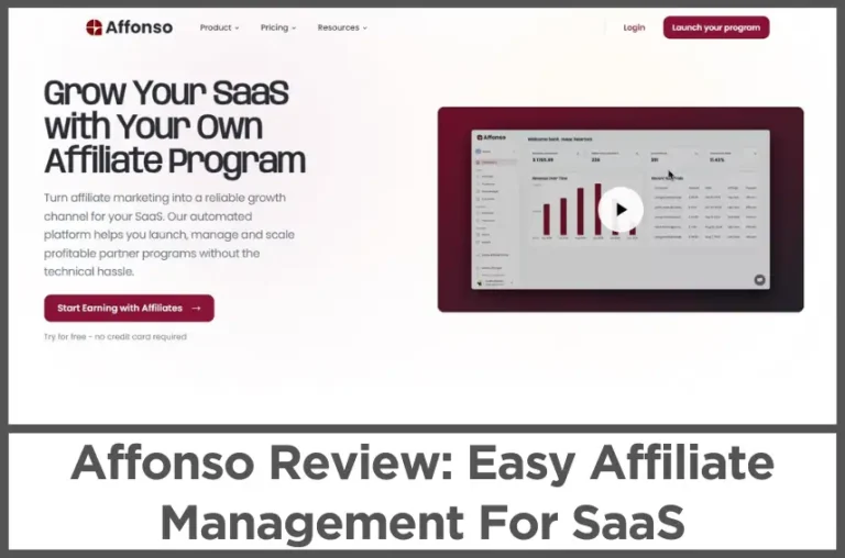 Affonso Review (May, 2025): Easy Affiliate Management For SaaS