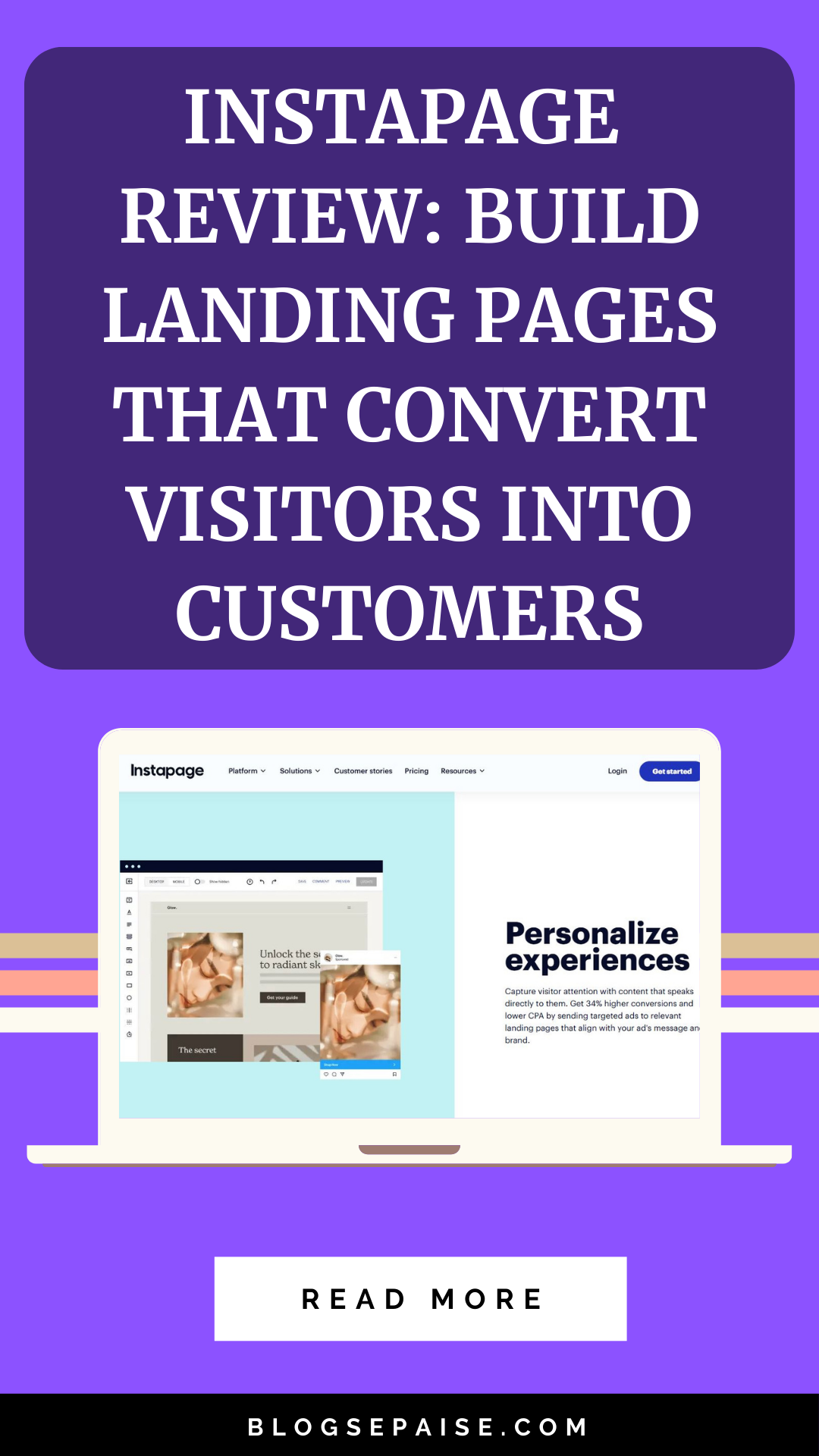instapage review pin