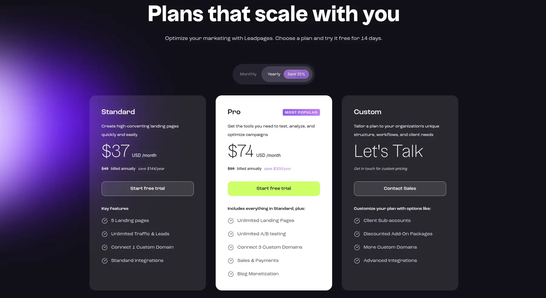 leadpages-review-pricing-plans
