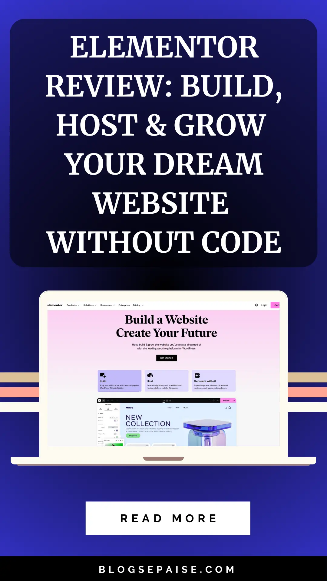 elementor review pin